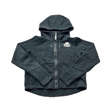 Kappa Black Zip Up Hoodie Mens