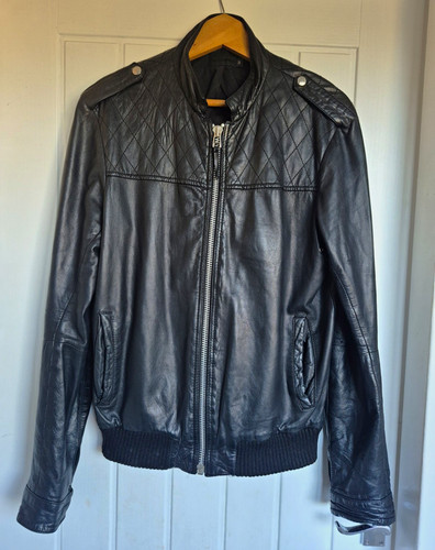 Allsaints leather jacket - allsaints, men's