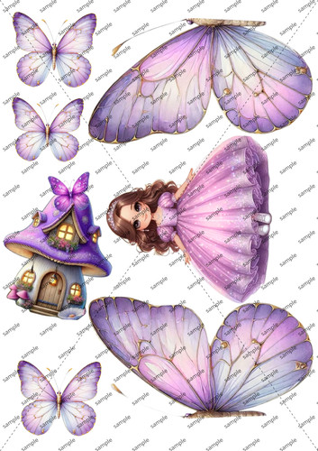 Butterfly wings edible - wings,