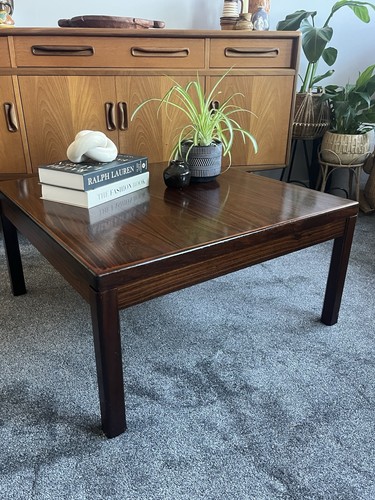 Vintage 70s rosewood coffee - vintage,