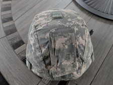 US Military Issue MSA Ballistic Helmet Size M Camo Cover, Pads & MADE w/ KEVLAR