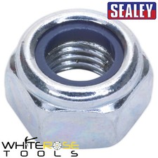 Sealey Nylon Locknut M8 Zinc
