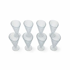 Milkshake glass dessert - 6x,