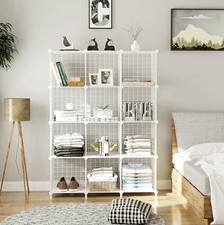 12 Cube Wire Storage Shelves