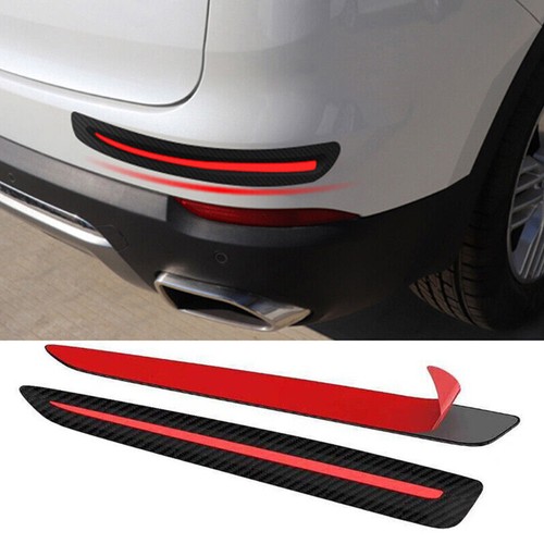 2pcs carbon fibre car bumper - carbon,