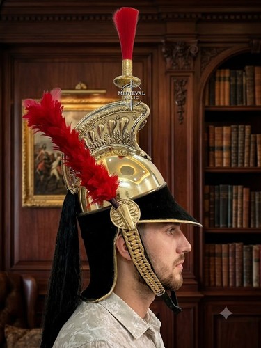 Napoleon brass helmet - helmet, with