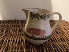 Brixton Pottery Vintage Sponge Ware  PIG small Milk JUG