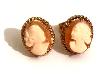 Vintage 9ct gold Carved Cameo