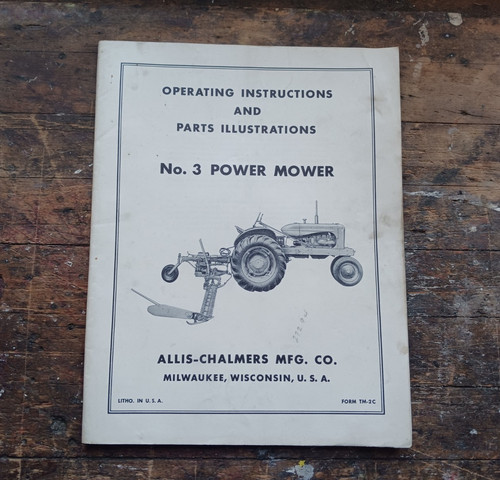 Allis chalmers rear 3 - rear, no.