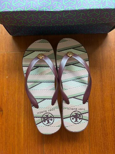 Nwb tory burch monogram wedge - nwb,