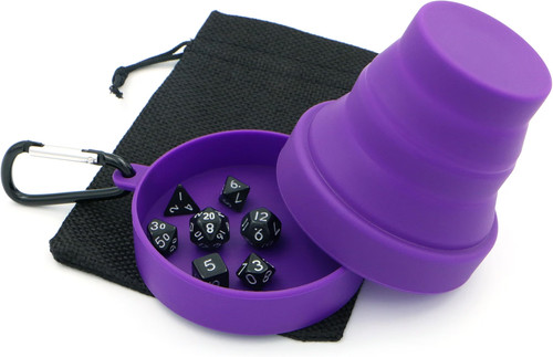Travel polyhedral dice - polyhedral, cup