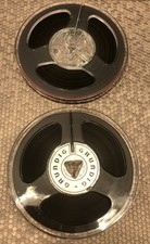 Two Used 4.25” Reel Tapes (one Grundig & One Unbranded Good Condition No Boxes