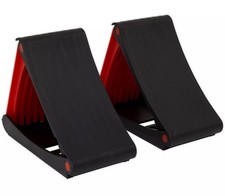 Sealey Wheel Chocks Pair Folding Car Van Emergency Tyre Change Fold Flat
