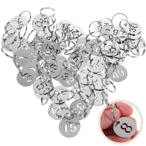 Pcs metal number - number, tags