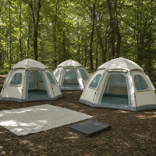 Instant setup camping tent - setup,