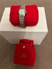 OMEGA Constellation Ladies steel on steel 25mm silver face 131.10.25.60.02.002