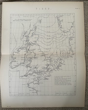 Antique Print Tides Chart