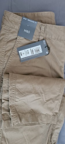 Men cargo trousers 30 - m&s,