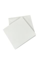 7 x 7" White Card Blanks & Envelopes - 300gsm Card Pre-Creased For Easy Folding