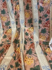 Vtg Coated Cotton Chintz