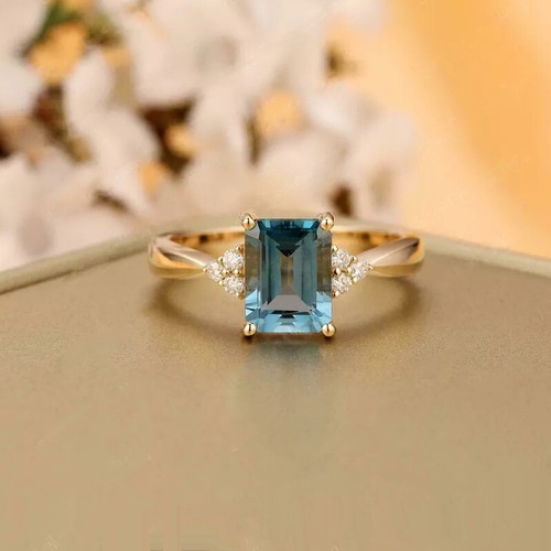 3ct emerald cut - cut, aquamarine