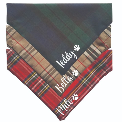 Tartan handmade personalised - tartan,