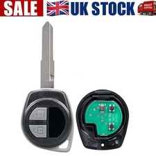 2 Buttons Full Remote Key Fob For Suzuki Grand Vitara Swift Jimny Alto 433Mhz UK