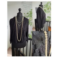 Black LADIES Kimono Cardigan