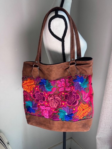 Colorful embroidered floral
