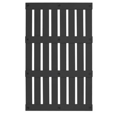 LARGE BLACK BATHROOM WOODEN DUCK BOARD NATURAL WOOD RECTANGULAR SHOWER BATH MAT