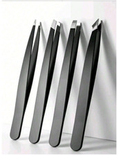Tweezers Set 4 Pcs Precision