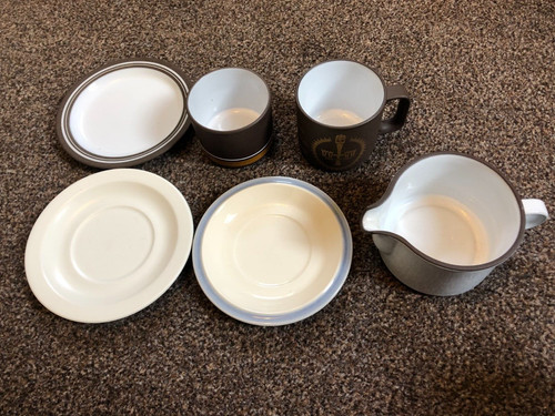 Set hornsea pottery items - set, 6