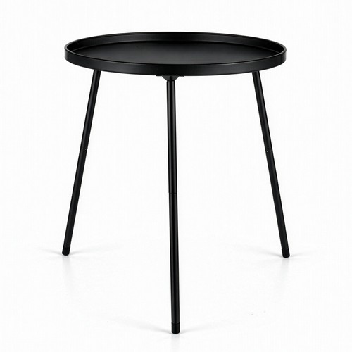 Round side table - table, metal