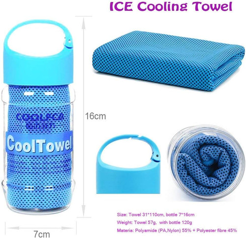 Cooling towel ice cold sweat - cooling,