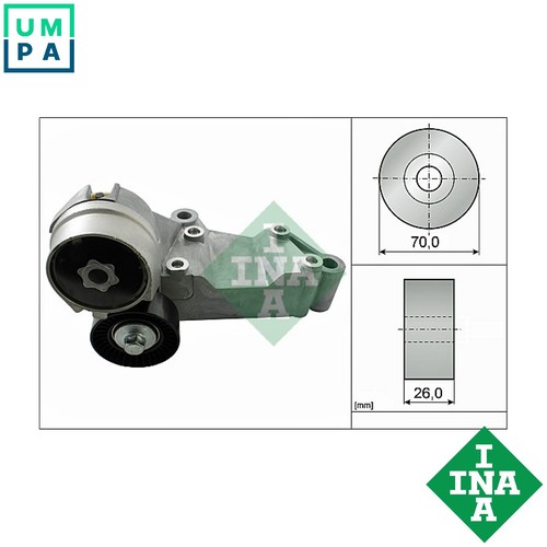 Tensioner lever vribbed - tensioner,