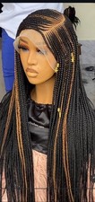 Women's Braided Wig 360 Full Frontal Lace