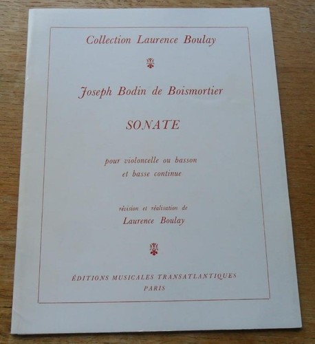 Joseph bodin boismortier - bodin,