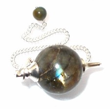 Labradorite crystal ball - labradorite,