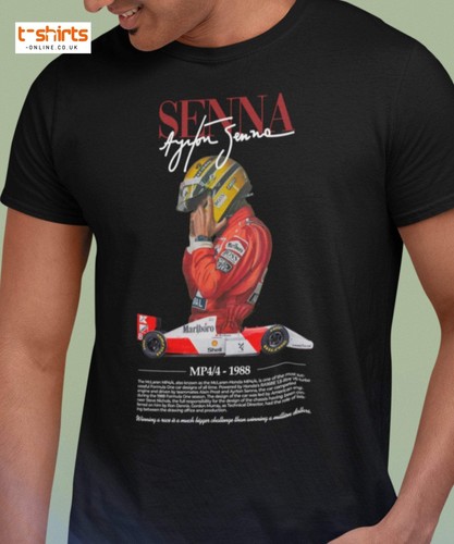 Ayrton senna shirt mp4 4 - senna, mp4/4