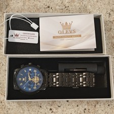 Olevs men chronograph quartz - olevs,