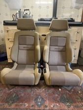 Recaro CS84 Monza Tan NOS Pair