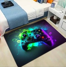 Vibrant Gaming Controller Rug