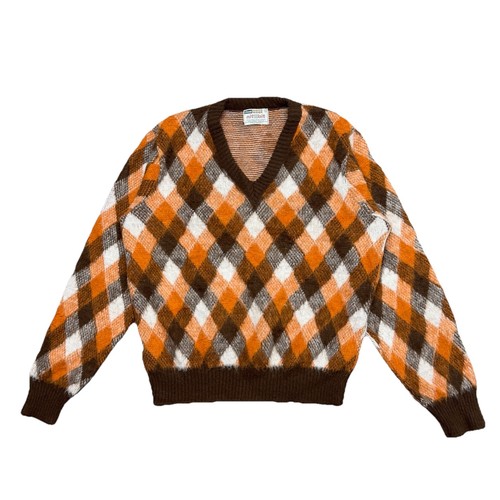Vintage campus knit - vintage, 1960s