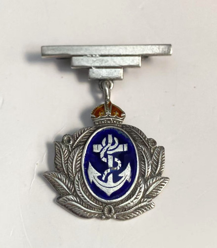 Antique wwii solid - silver, red