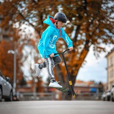 Pro Stunt Scooter with Reinforced Metal T-Bar ABEC-7 Bearings Black