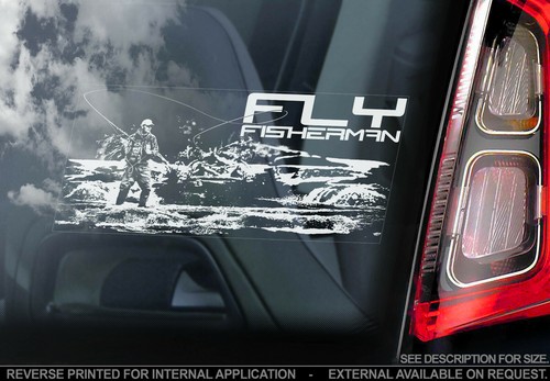 Fly fishing car - fly, fishing,