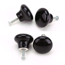 1-24Pcs 38mm Ceramic Door Knobs Drawer Cabinet Wardrobe Cupboard Pull Handle