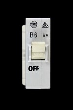 WYLEX 6 AMP CURVE B 3 KA MCB CIRCUIT BREAKER PUSH PLUG IN SK