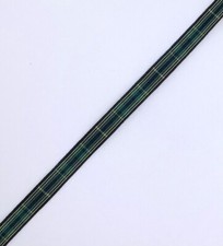 Irish Pride Tartan Ribbon~10mm,16mm or 25mm~Choice of lengths~Free Postage