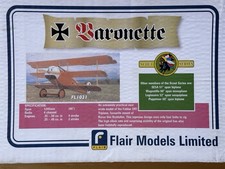 Flair Baronette - RC WW1 Scale Model Aircraft ~ Laser-cut Balsa Wing RIB SET